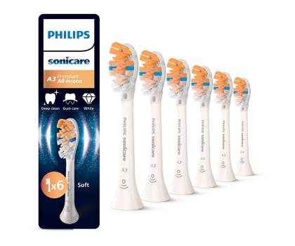 Końcówka do szczoteczek Philips Sonicare Końcówki A3 Premium All-in-One 6 szt. HX9096/87